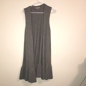 Grey Sleeveless Sweater